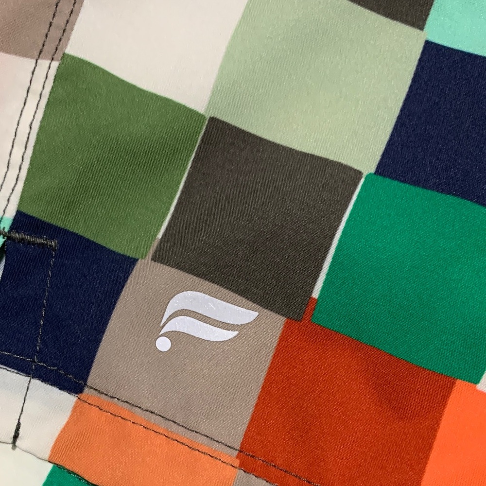 Fabletics Multicolor Checkered Athletic Shorts - image 2